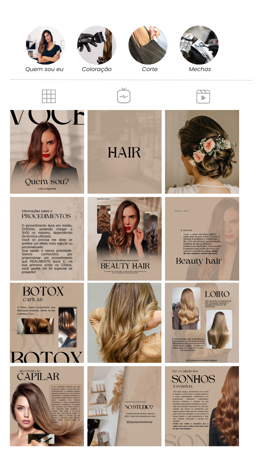 artes prontas cabelereiro